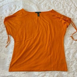 Orange Lauren top